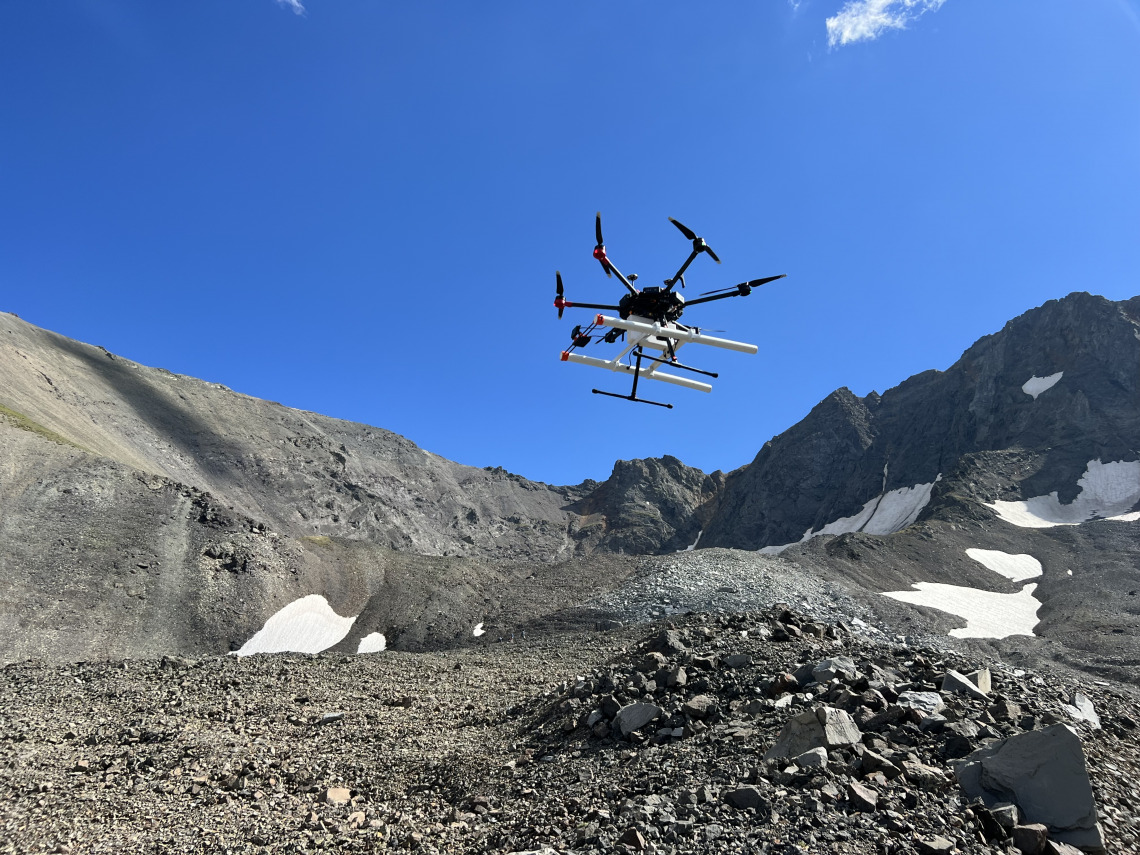 Drone-based GPR with true terrain following